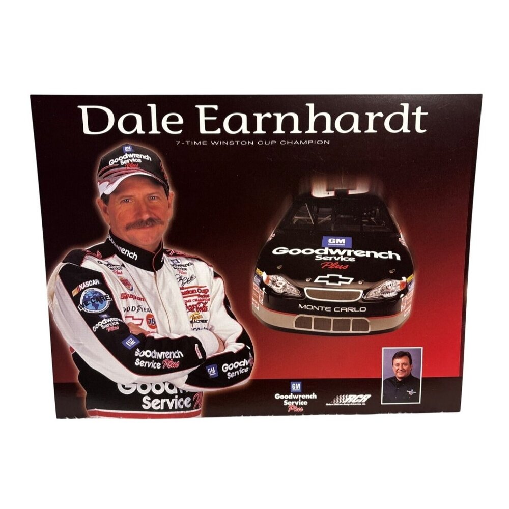 Dale Earnhardt 7-Time Winston Cup Intimidator 2000 Poster 8" X 10.5" NASCAR